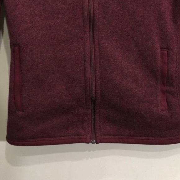 Patagonia Better Sweater Zip Up Size XS Maroon Burgundy Chicory Red - Picture 6 of 10